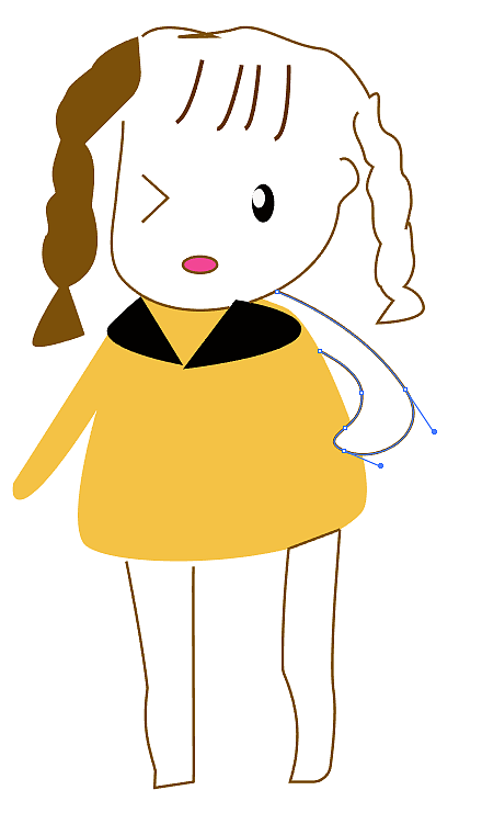 一个可爱的女孩（个人主页-ZNDI5NzU1NzY=） - 儿童插画 - 站酷设计师拒绝yyqx无数次原创素材 - 站酷ZCOOL