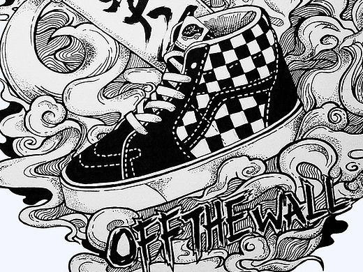#VANS艺术家#插画作品The Monkey King VANS