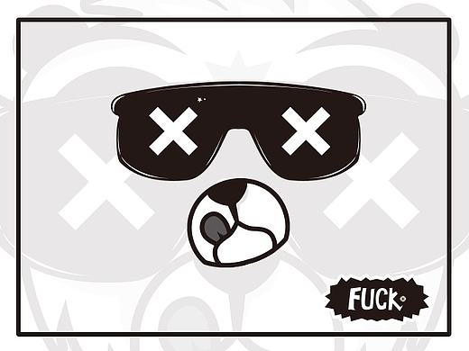 插画练习---眼镜熊（个人主页-ZMjA1NDc3ODQ=） - 创作习作 - 站酷设计师默默的蜗牛原创素材 - 站酷ZCOOL