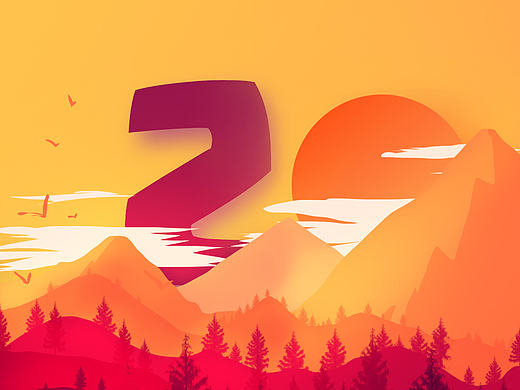 “2016” 扁平插画（个人主页-ZMTk1NjQ5NzI=） - 创作习作 - 站酷设计师王錢德Jero原创素材 - 站酷ZCOOL