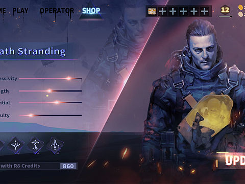 界面风格稿练习 灵感来源于死亡搁浅的海报（个人主页-ZNDAwMzk3OTI=） - 游戏UI - 站酷设计师Sumin_Y原创素材 - 站酷ZCOOL