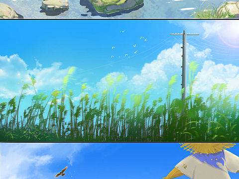 二次元场景练习（个人主页-ZNTk0OTQ4OTI=） - 其他 - 站酷设计师YA奶黄糖包原创素材 - 站酷ZCOOL
