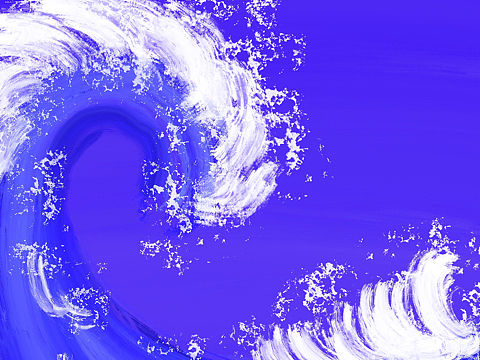 图意—潮起潮落·海浪篇