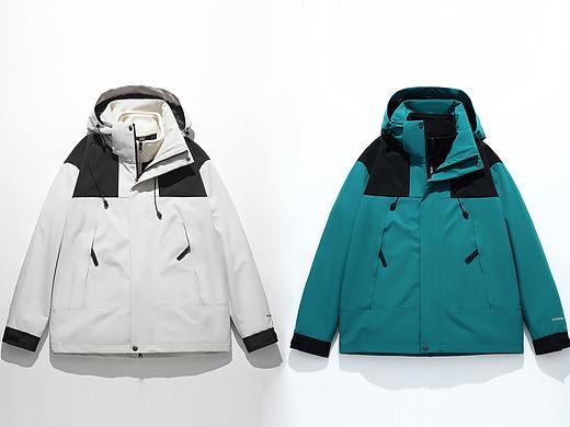 冲锋衣羽绒服棉衣服装平铺挂拍静物产品摄影镂空立体图