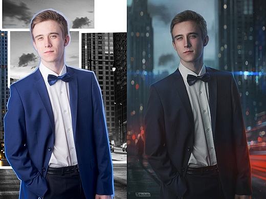 帅哥与靓女banner/海报