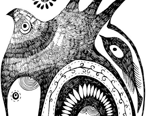 黑白画