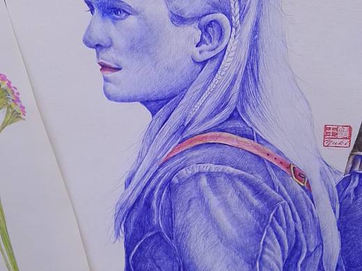 圆珠笔创作作品