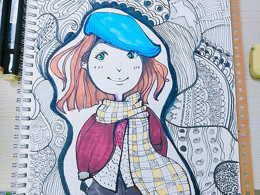 手繪（個(gè)人主頁(yè)-ZMzE1OTY5OTI=） - 創(chuàng)作習(xí)作 - 站酷設(shè)計(jì)師喬喬喬哎原創(chuàng)素材 - 站酷ZCOOL