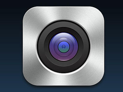 拟物化图标光盘质感效果相机