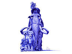 OY圆珠笔画：冰河世纪集