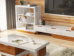 茶几电视柜渲染