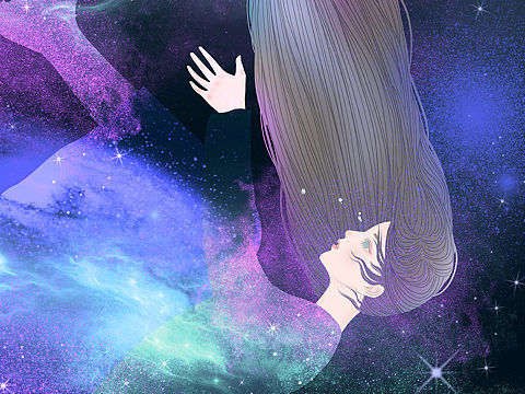 抑郁症治愈系插画