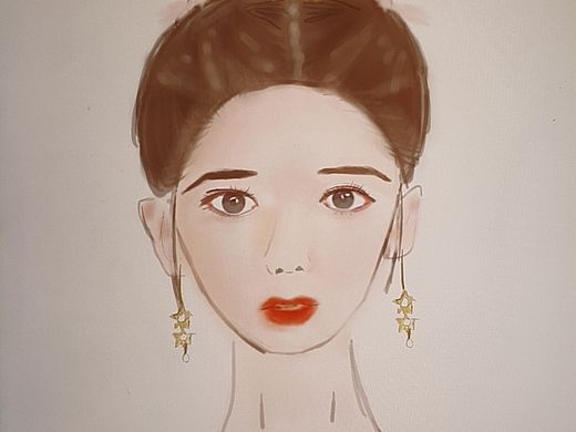 零基础板绘的第一幅画