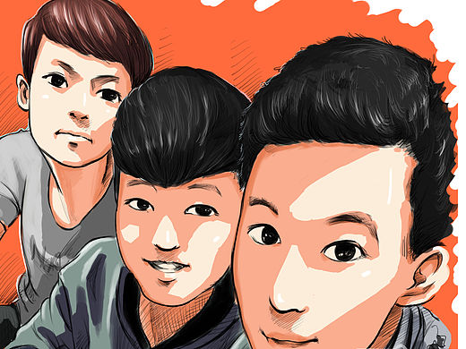 之前画的头像~~