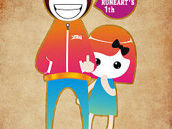 迟迟迟来的RUNEART’S 1th 贺图（个人主页-ZNDQxNjgw） - 新锐潮流插画 - 站酷设计师Rick_chen原创素材 - 站酷ZCOOL