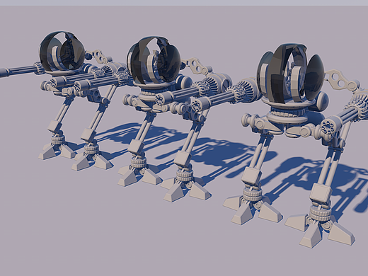 机枪机器人（个人主页-ZNDM4NTI5NzY=） - 其他三维 - 站酷设计师乌臼原创素材 - 站酷ZCOOL