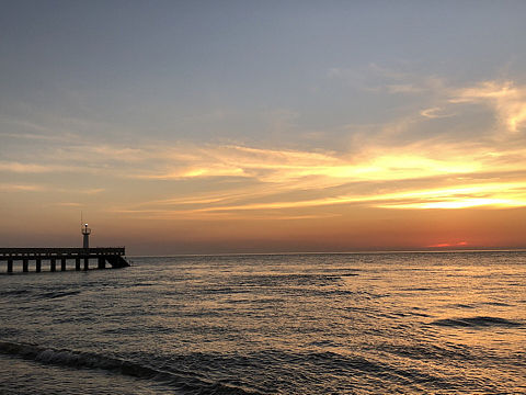 海边晚霞
