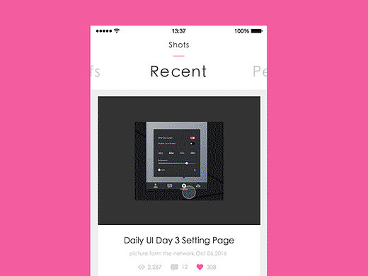 Touch And Rhythm.練習(xí)（個人主頁-ZMTU2OTcxNjg=） - APP界面 - 站酷設(shè)計師Clear_Chen原創(chuàng)素材 - 站酷ZCOOL