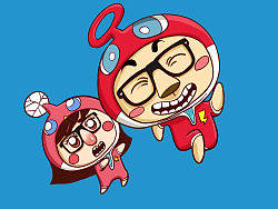 大南超人系列.（个人主页-ZMTcwNTI2OA==） - 商业插画 - 站酷设计师潘大諵原创素材 - 站酷ZCOOL