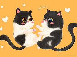 猫咪插画