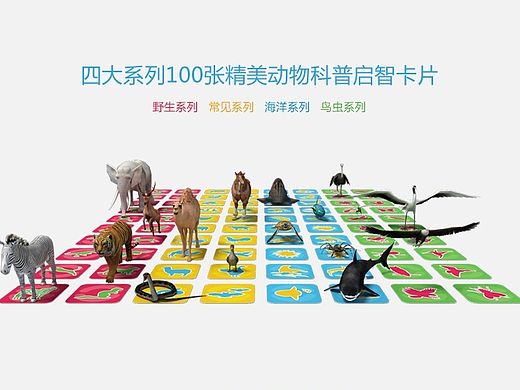 《奇妙动物园》儿童早教启智卡