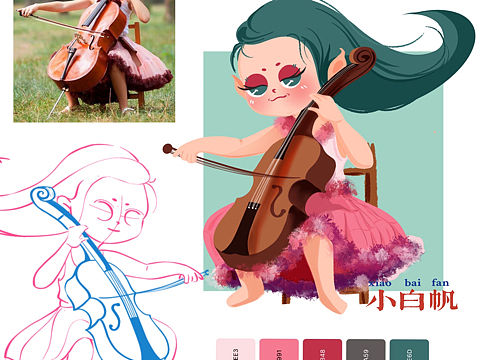 儿童插画 打卡中