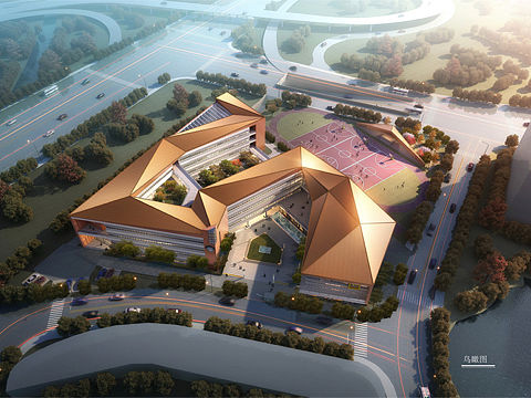 小學(xué)設(shè)計(jì)（個(gè)人主頁(yè)-ZMTY3MDg4NjA=） - 建筑設(shè)計(jì) - 站酷設(shè)計(jì)師梁興樂(lè)原創(chuàng)素材 - 站酷ZCOOL