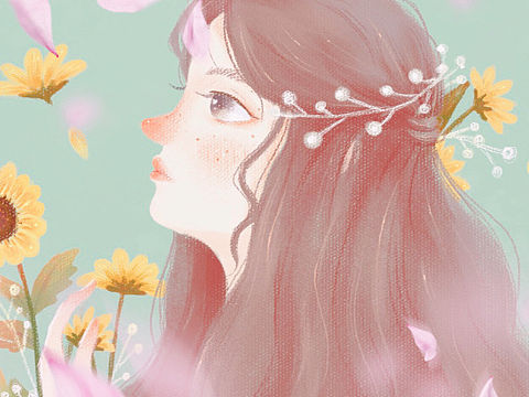 花主题五之向日葵