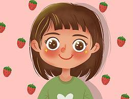 手绘 头像 卡通 可爱 女生