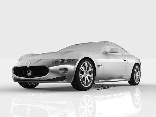 玛莎拉蒂keyshot 渲染