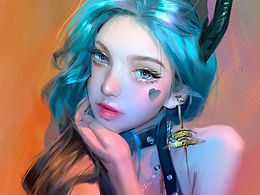 20个小时的厚涂