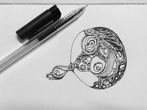 签字笔-水的流动