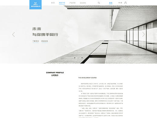 简约网站网页二级页面设计