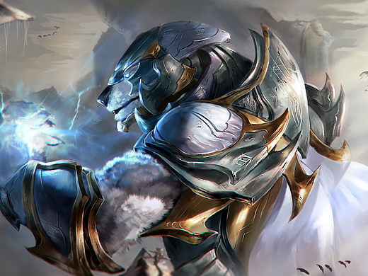 雷霆大帝-沃利贝尔插画-游戏原画2年前添加表情