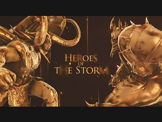 由网易和暴雪主办的黄金系列赛2015年度总决赛 片头