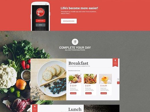 一组网页版式设计精选