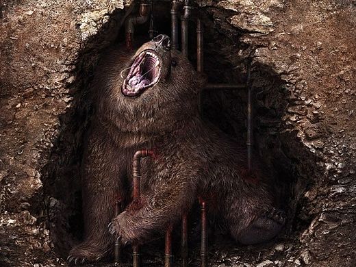 Tasty□CG团队商业广告作品《Petroleum Hurts》系列作品2--bear