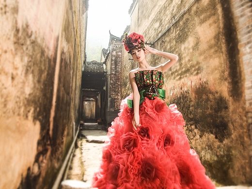 婚纱照后期修图-《华丽邂逅》