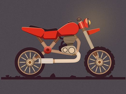 用ps画个摩托车