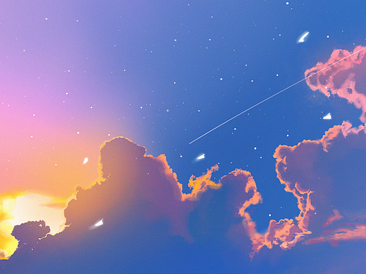 永远爱日落的黄昏和欲坠的夕阳