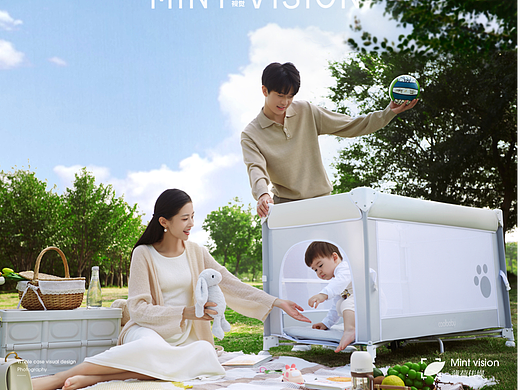 coolbaby|婴儿床｜薄荷视觉