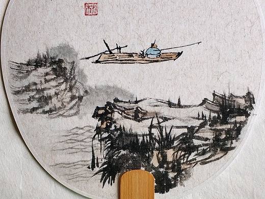扇艺 ♛ 手中纸笔墨，艺成清凉境