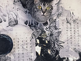 【岩彩】—阿苏木岩彩作品「化物」