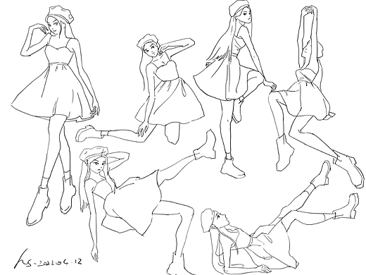 #速寫60天挑戰(zhàn)賽# Day 44 @速寫班長（個人主頁-ZNTkxODczNDA=） - 創(chuàng)作習作 - 站酷設(shè)計師寒沬沬原創(chuàng)素材 - 站酷ZCOOL