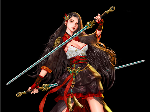 临摹游戏角色（个人主页-ZNjQwNzExNTI=） - 游戏原画 - 站酷设计师咩了个咩原创素材 - 站酷ZCOOL