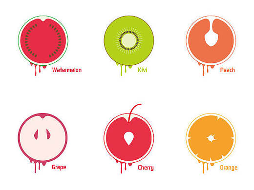 矢量平面水果（个人主页-ZMTgxNzgyNDA=） - 图标 - 站酷设计师暖筱闹闹原创素材 - 站酷ZCOOL