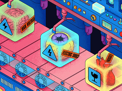 人类生产流水线