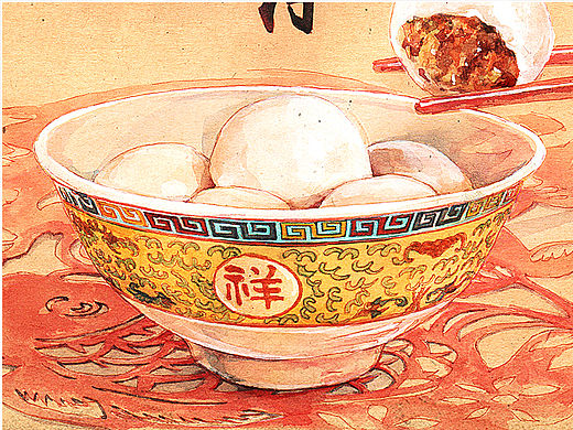 快给朕来一碗扛饿好吃的八宝元宵～！