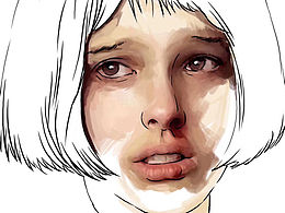 -这个杀手不太冷-人物插画