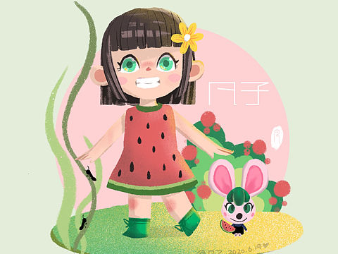 西瓜皮送我的西瓜服🍉